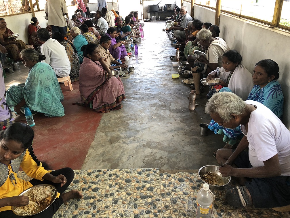 Providing meals for Lepers