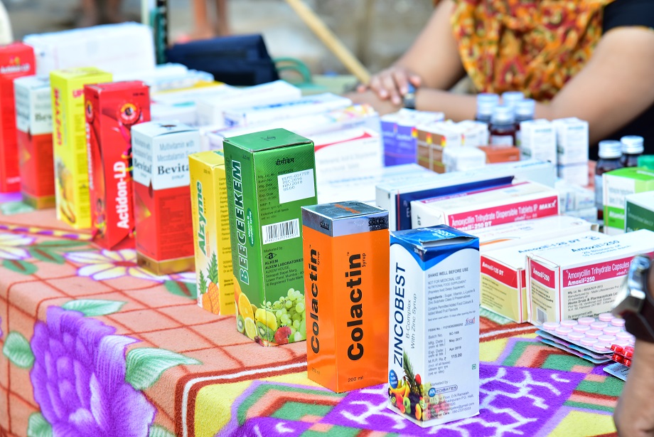 Medication donated by local pharmacies